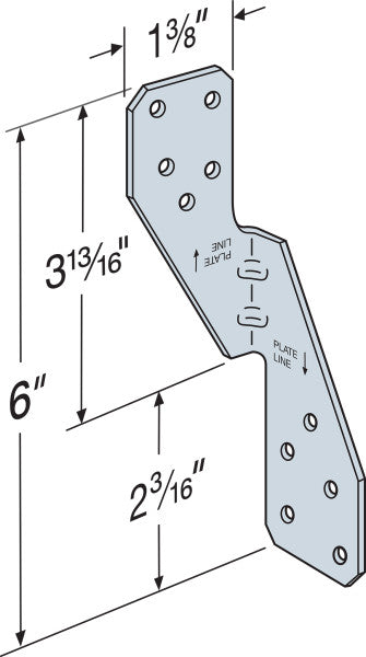 Simpson H2.5A 18-Gauge Hurricane Tie - G90 Galvanized