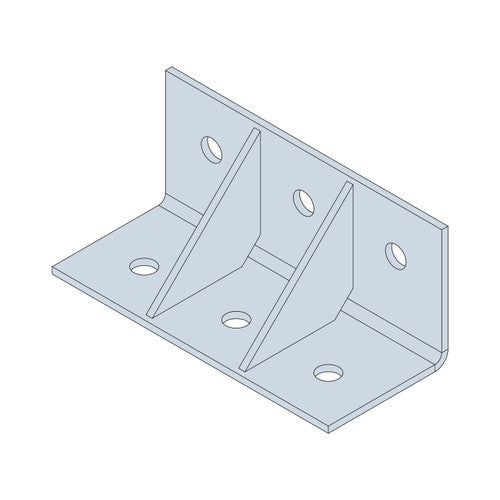 Simpson HL37G 3x7 Heavy L-Shaped Angle w/Gusset G90 Galvanized