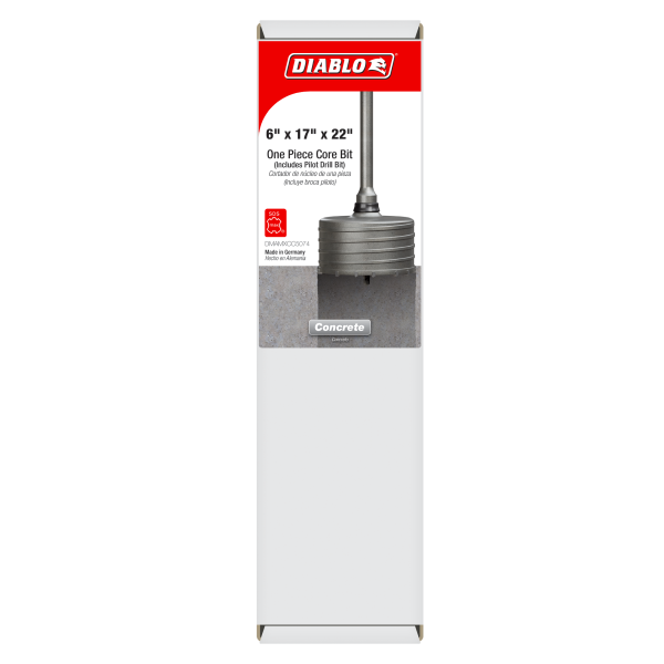 Diablo 6" x 17" x 22" SDS-Max Carbide Tipped Core Bit