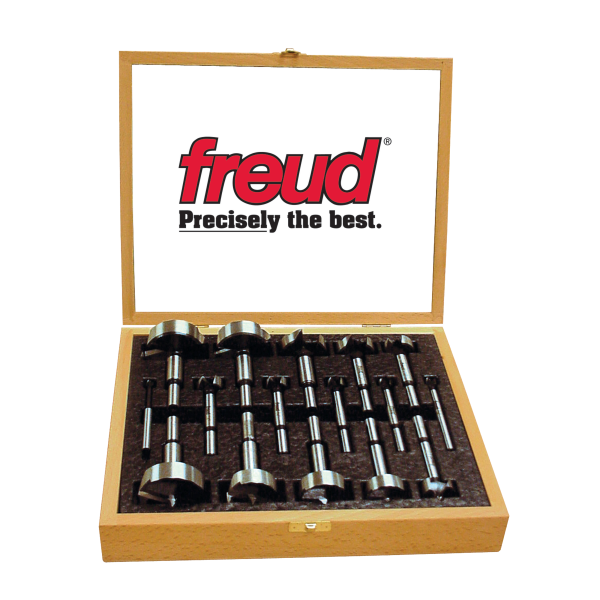 1/4" to 2-1/8" (Dia.) 16 Pcs. Forstner Bit Set