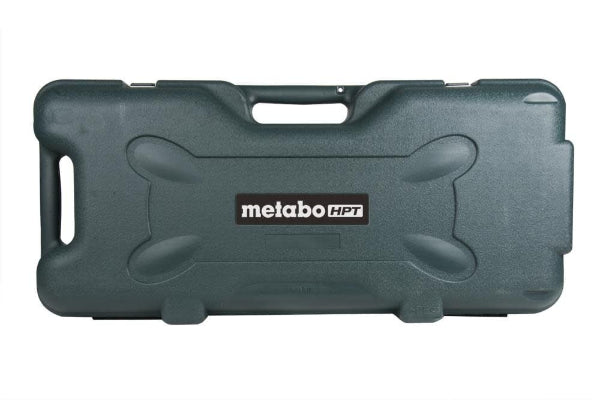 Green tool case with Metabo HPT logo on a white background