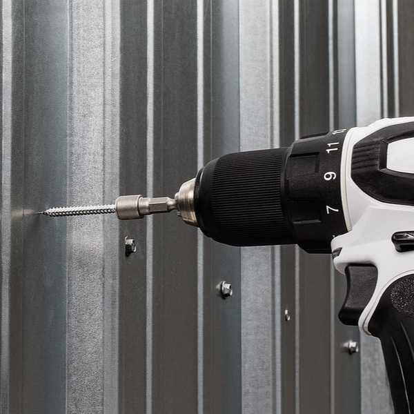 Metal Panel Screw, Type 316 Stainless Steel Installation