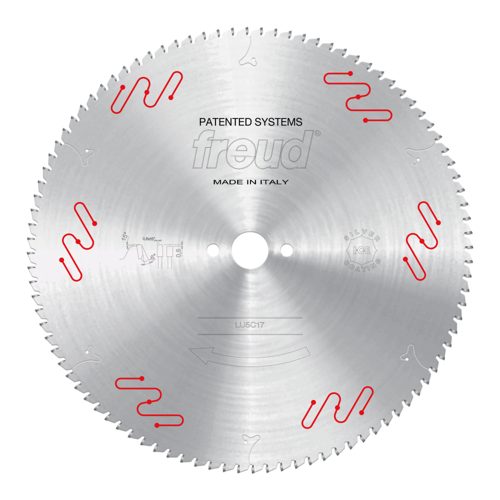 Freud 380mm Medium to Thick Aluminum & Non-Ferrous Blades with or without Mechanical Clamping - Teeth: 96, Arbor: 32mm