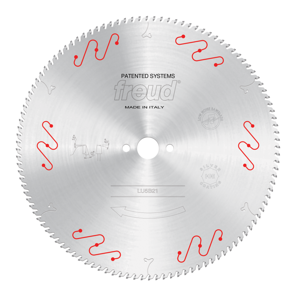 Freud 380mm Thin to Medium Aluminum & Non Ferrous Blades with Mechanical Clamping - Teeth: 112, Arbor: 32mm