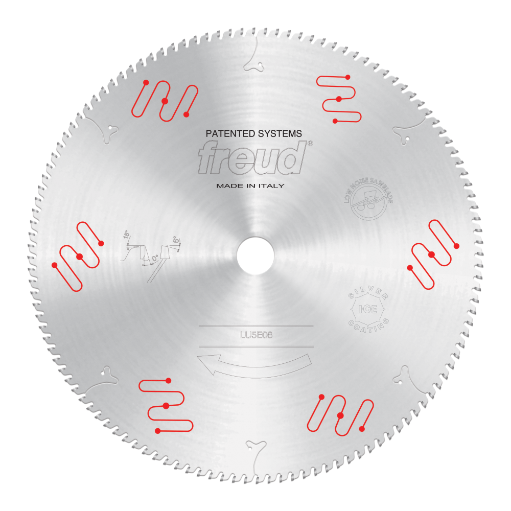 Freud 305mm Ultra-Thin Aluminum & Non-Ferrous Blades with Mechanical Clamping - Teeth: 120, Arbor: 1"
