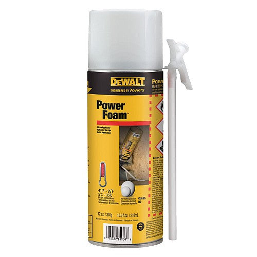 DeWALT Powerfoam 12Oz Expansion Foam Polyurethane 08130N-PWR