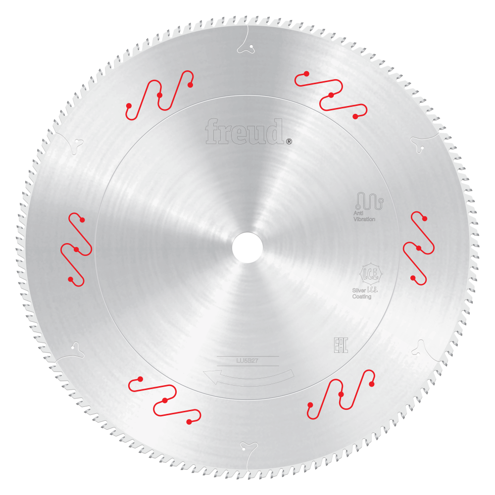 Freud 450mm Thin to Medium Aluminum & Non Ferrous Blades with Mechanical Clamping - Arbor: 30mm, Teeth: 128