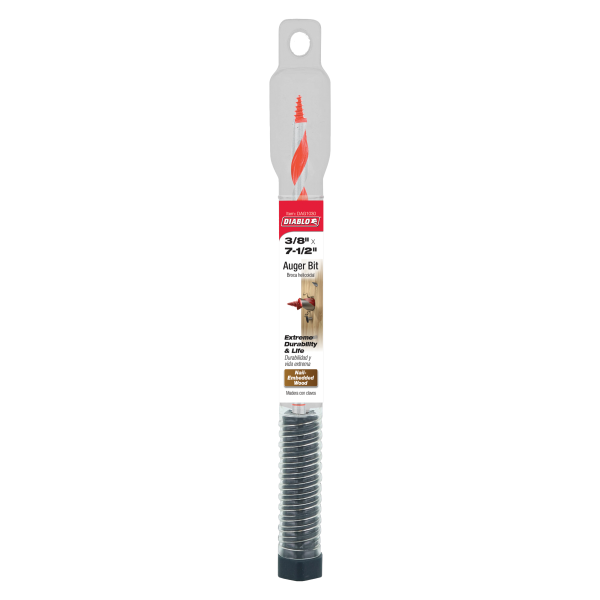 Diablo 3/8" x 7-1/2" Auger Bit for Wood & Nail-Embedded Wood DAG1030