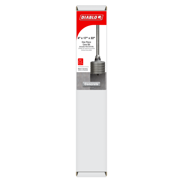 Diablo 4" x 17" x 22" SDS-Max Carbide Tipped Core Bit