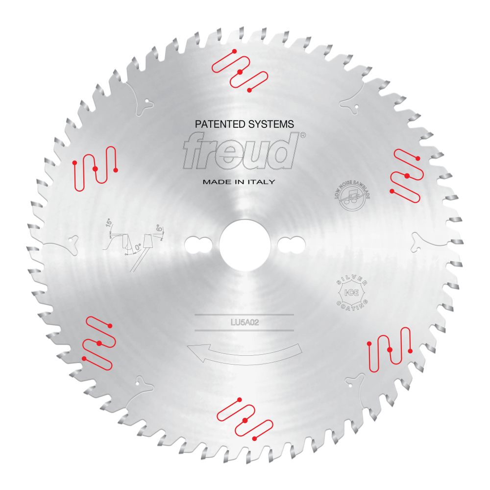 Freud 250mm Medium to Thick Aluminum & Non-Ferrous Blades with Mechanical Clamping - Teeth: 60, Arbor: 30mm