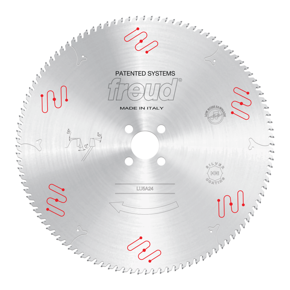 Freud 450mm Medium to Thick Aluminum & Non-Ferrous Blades with Mechanical Clamping - Teeth: 108, Kerf: 4mm