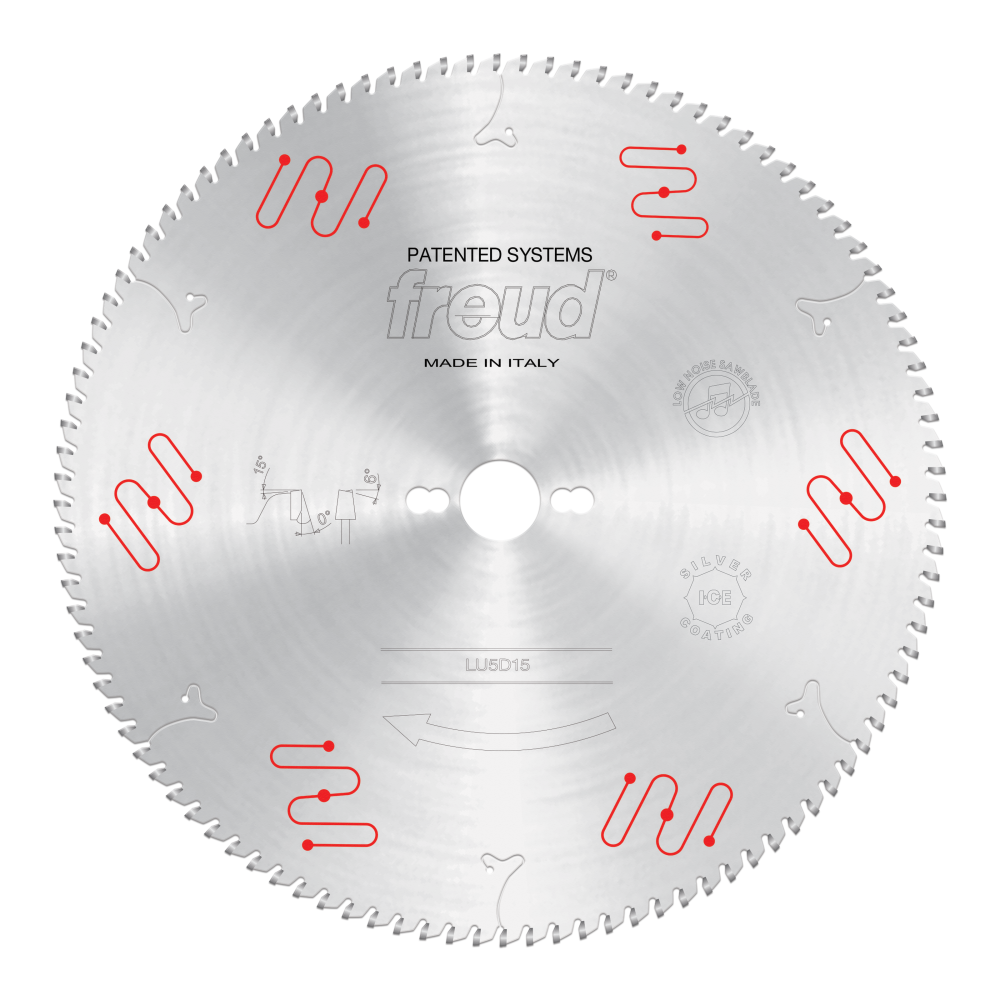 Freud 330mm Medium Aluminum & Non-Ferrous Blades with or without Mechanical Clamping - Teeth: 104, Kerf: 3.5mm