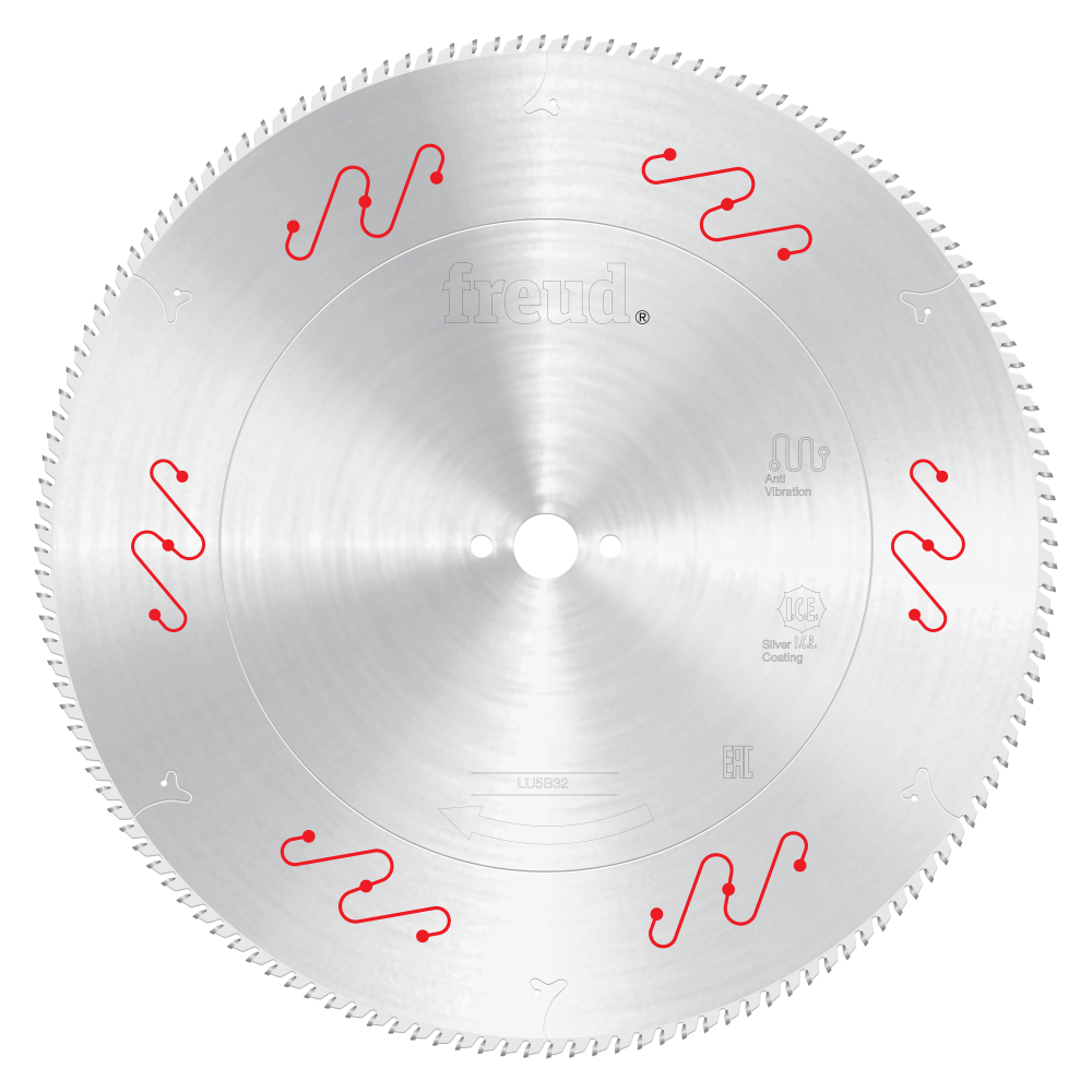 Freud 500mm Thin to Medium Aluminum & Non Ferrous Blades with Mechanical Clamping - Arbor: 32mm, Teeth: 140