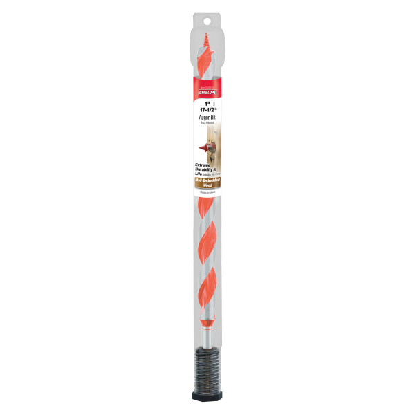 Diablo 15/16" x 17-1/2" Auger Bit for Wood & Nail-Embedded Wood DAG3100