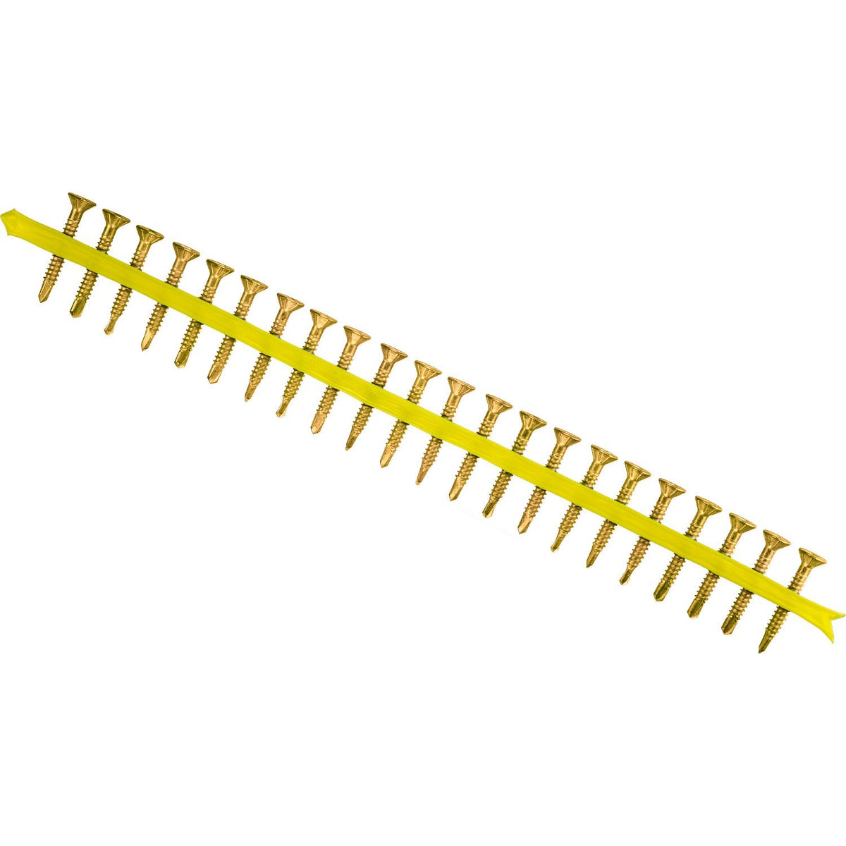 Simpson PPHD Sheathing-to-CFS Screw #10 x 1-3/4 in. T25 Flat Head Yellow Zinc Collated 2000-Pk