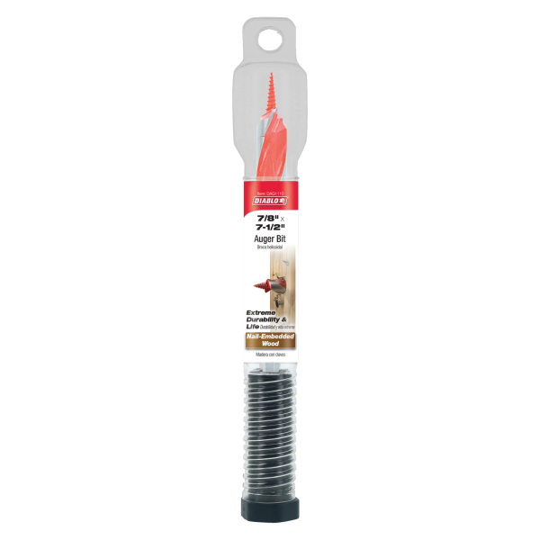 Diablo 7/8" x 7-1/2" Auger Bit for Wood & Nail-Embedded Wood DAG1110