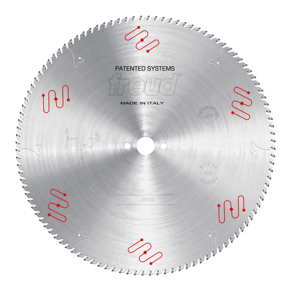 Freud 450mm Medium to Thick Aluminum & Non-Ferrous Blades with Mechanical Clamping - Arbor: 32mm, Teeth: 108