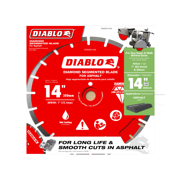 Diablo 14" Diamond Segmented Blade for Asphalt