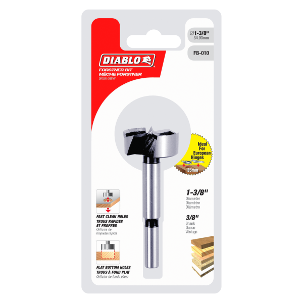 Diablo 1-3/8" Forstner Bit for Wood FB-010