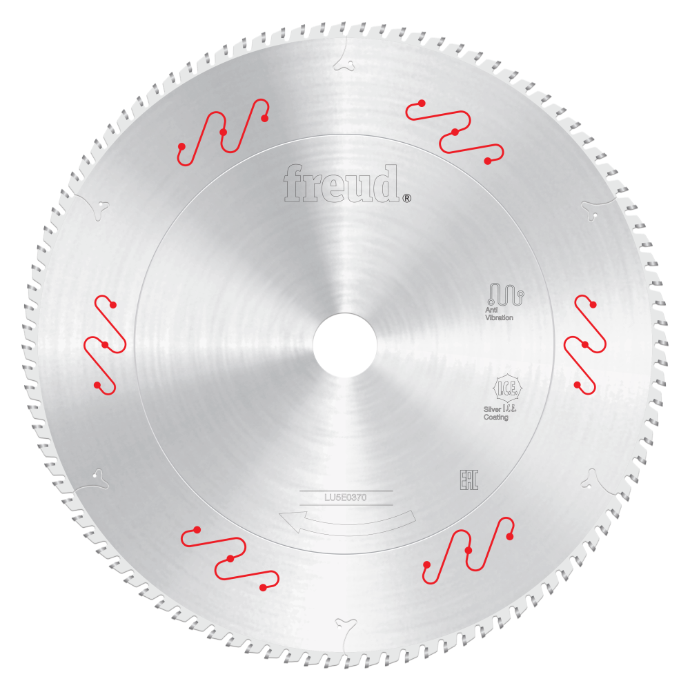 Freud 10" Carbide Tipped Saw Blade for Crosscutting - Teeth: 100, Kerf: 2.8