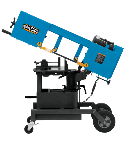 Baileigh Portable EVS Dual Mitering Bandsaw BS-10VS