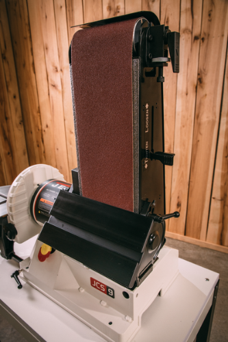 JET JSG-96CS, 6" x 48" Belt / 9" Disc Sander with Closed Stand, 3/4HP 1Ph, 115V