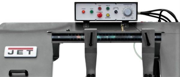 JET HBS-1321W, 13" x 21" Semi-Auto Horizontal Bandsaw 460V