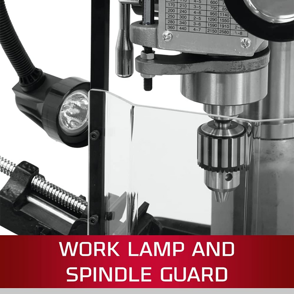 JET J-A5816, 15" Variable Speed Floor Model Drill Press 230V 1Ph