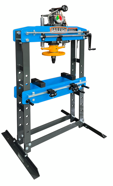 Baileigh 15-Ton Hydraulic Shop Press HP-15A