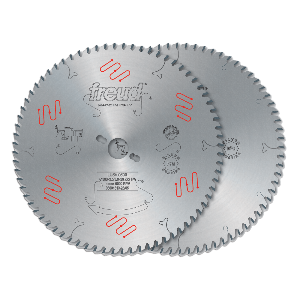 Freud 300mm Medium to Thick Aluminum & Non-Ferrous Blades with Mechanical Clamping - Teeth: 72, Arbor: 30mm
