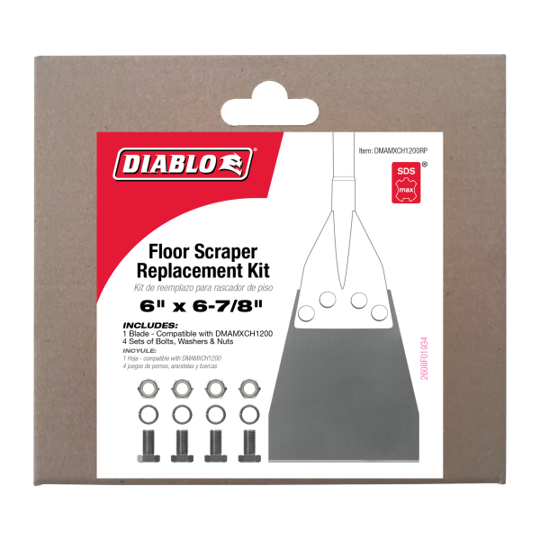 Diablo SDS-Max Floor Scraper Replacement Kit