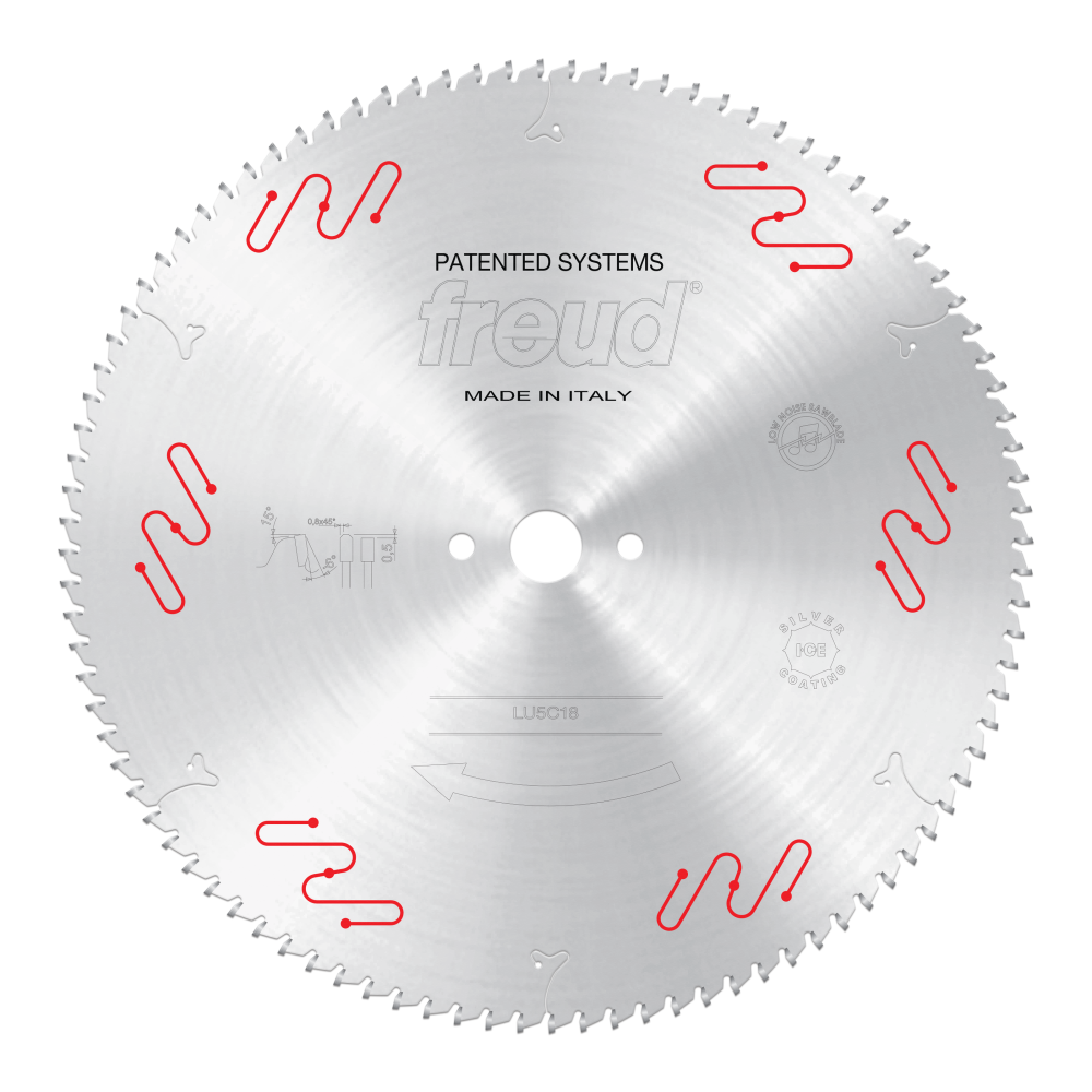 Freud 400mm Medium to Thick Aluminum & Non-Ferrous Blades with or without Mechanical Clamping - Arbor: 30mm, Teeth: 96