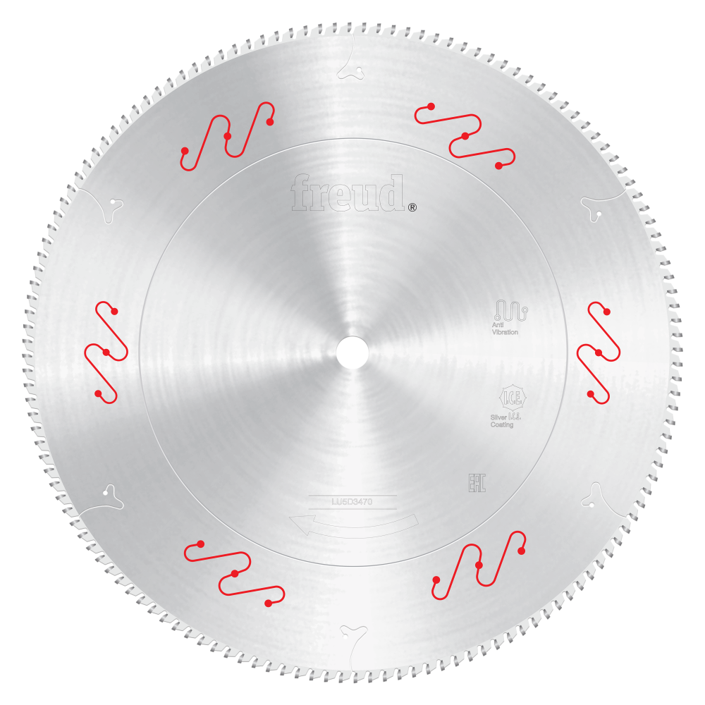 Freud 20" Medium Aluminum & Non-Ferrous Blades with or without Mechanical Clamping - Teeth: 140, Arbor: 1"