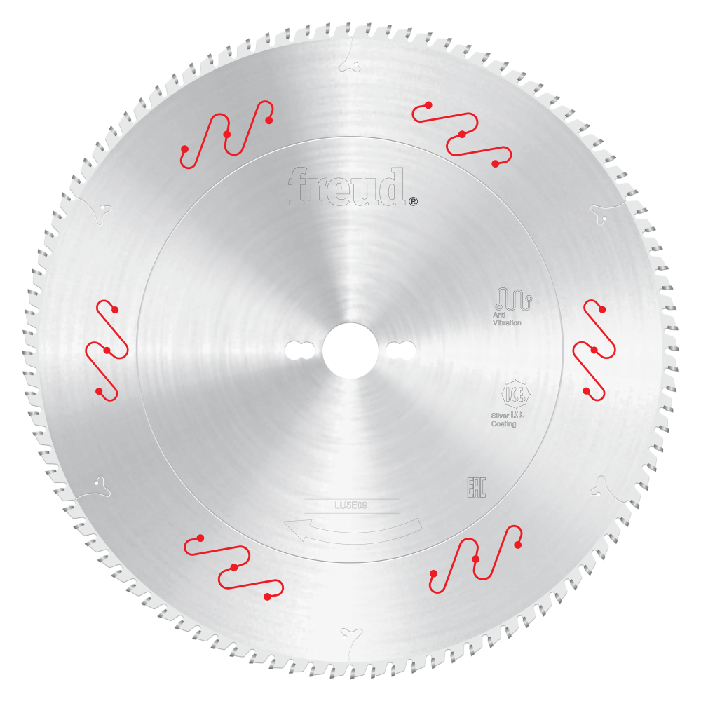 Freud 350mm Carbide Tipped Saw Blade for Crosscutting - Teeth: 100, Kerf: 3mm