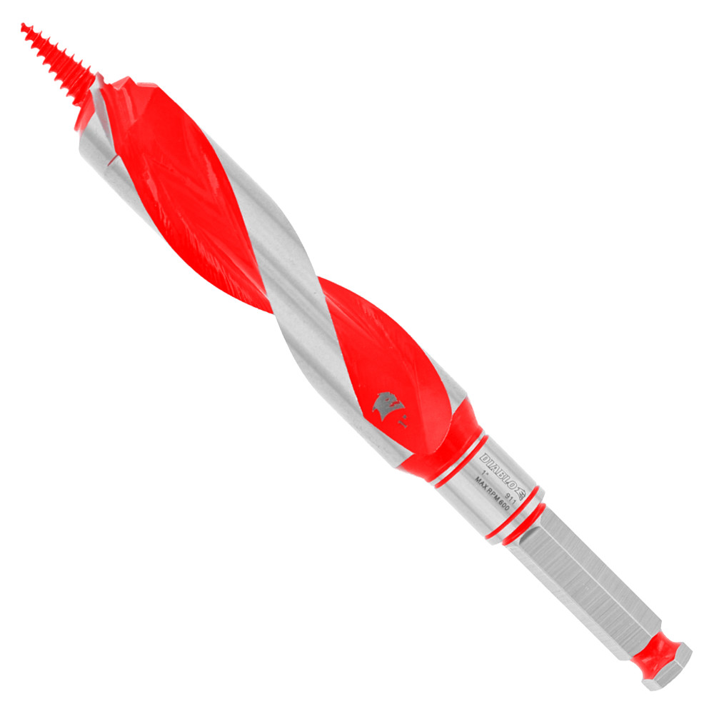 1" x 7-1/2" Auger Bit for Wood & Nail-Embedded Wood