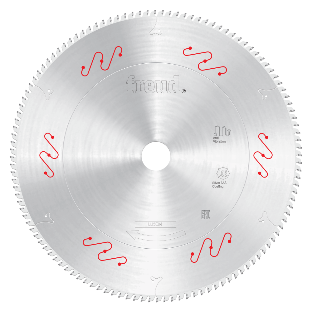Freud 255mm Carbide Tipped Saw Blade for Crosscutting - Teeth: 120, Kerf: 2.8mm
