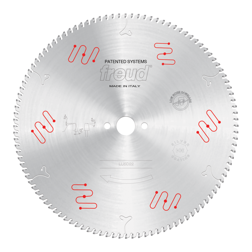 Freud 380mm Medium Aluminum & Non-Ferrous Blades with or without Mechanical Clamping - Teeth: 108, Arbor: 32mm