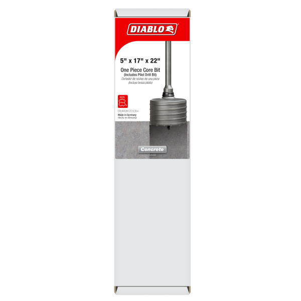 Diablo 5" x 17" x 22" SDS-Max Carbide Tipped Core Bit