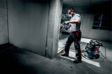 Metabo SDS-PLUS Rotary Hammer W/Hepa Vacuum Attachment (Bare Tool)