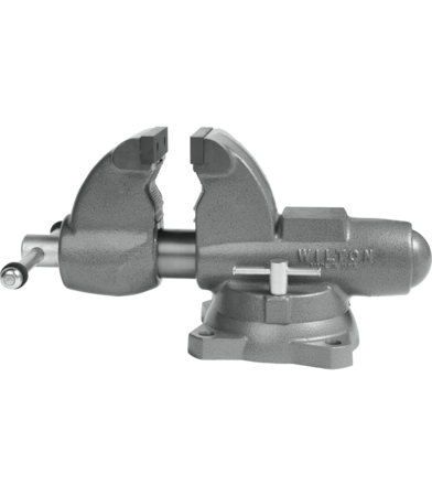 Wilton Combination Pipe & Bench 4-1/2" Jaw Round Channel Vise w/Swivel Base C-1