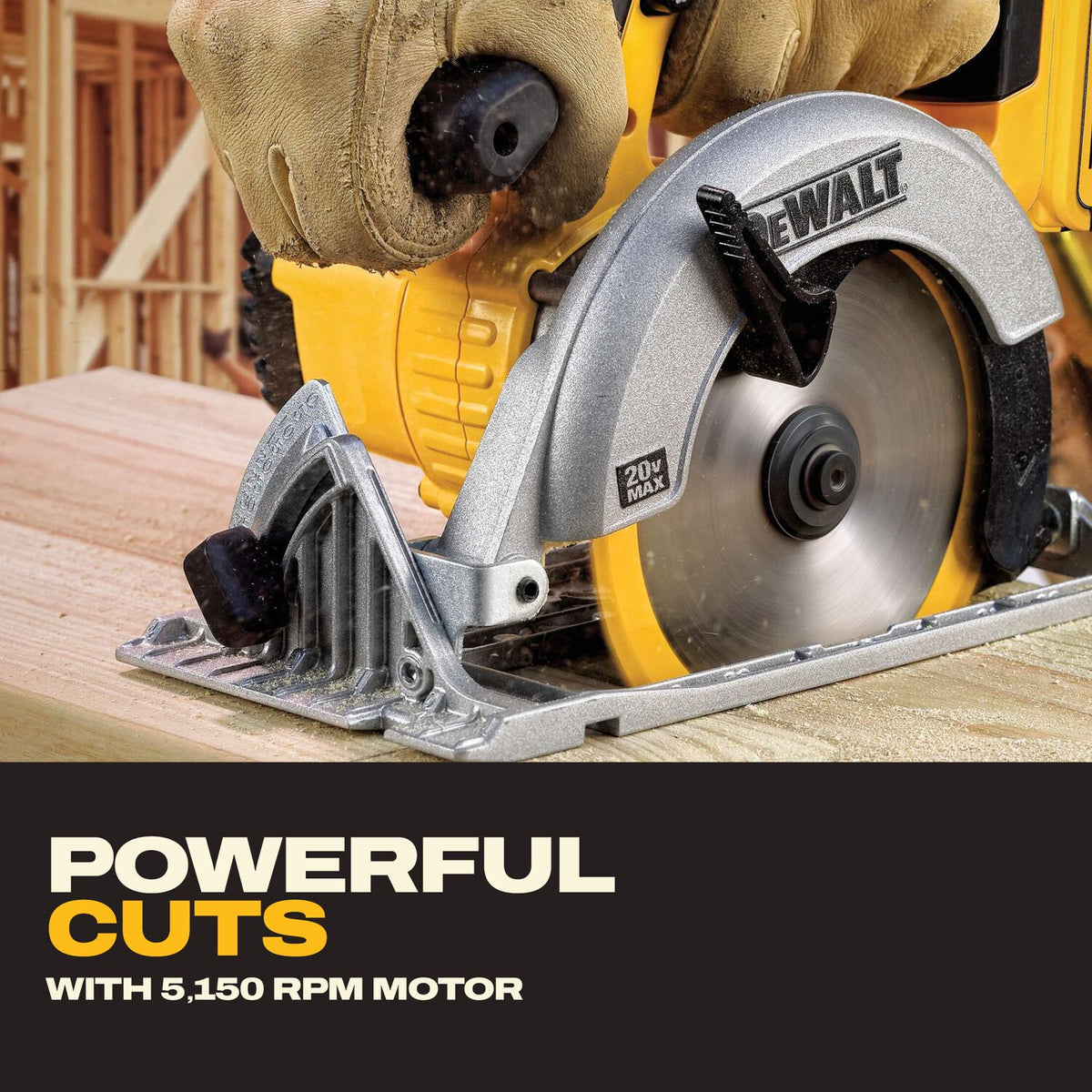 DeWALT 20V MAX 6-1/2" Cordless Circular Saw (Bare) DCS391B