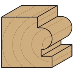 CMT 861.032.11 Corner Beading Bit 1/4-Inch Shank 1/8-Inch Radius Carbide-Tipped