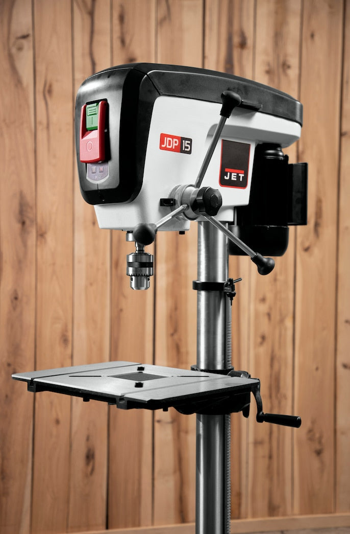 JET JDP-15F, 15"Floor Drill Press, 3/4 HP, 1Ph 115V