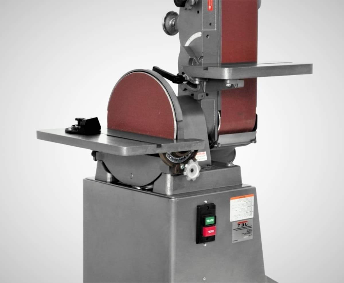 JET J-4202A 6" x 48" Industrial Combination Belt & 12" Disc Finishing Machine 230V 3Ph