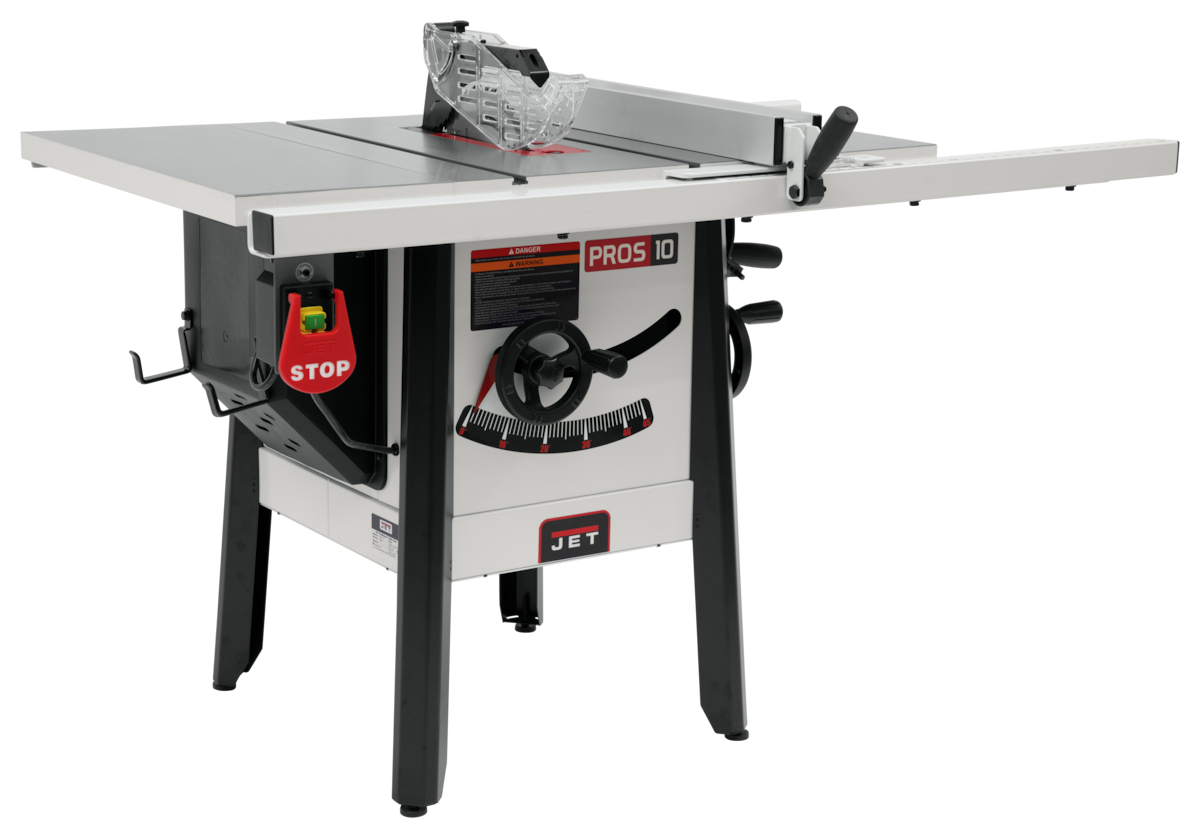 JET JPS-10 Proshop II, 10" Table Saw, 30" Rip, Cast Wings, 1-3/4 HP, 1Ph 115V