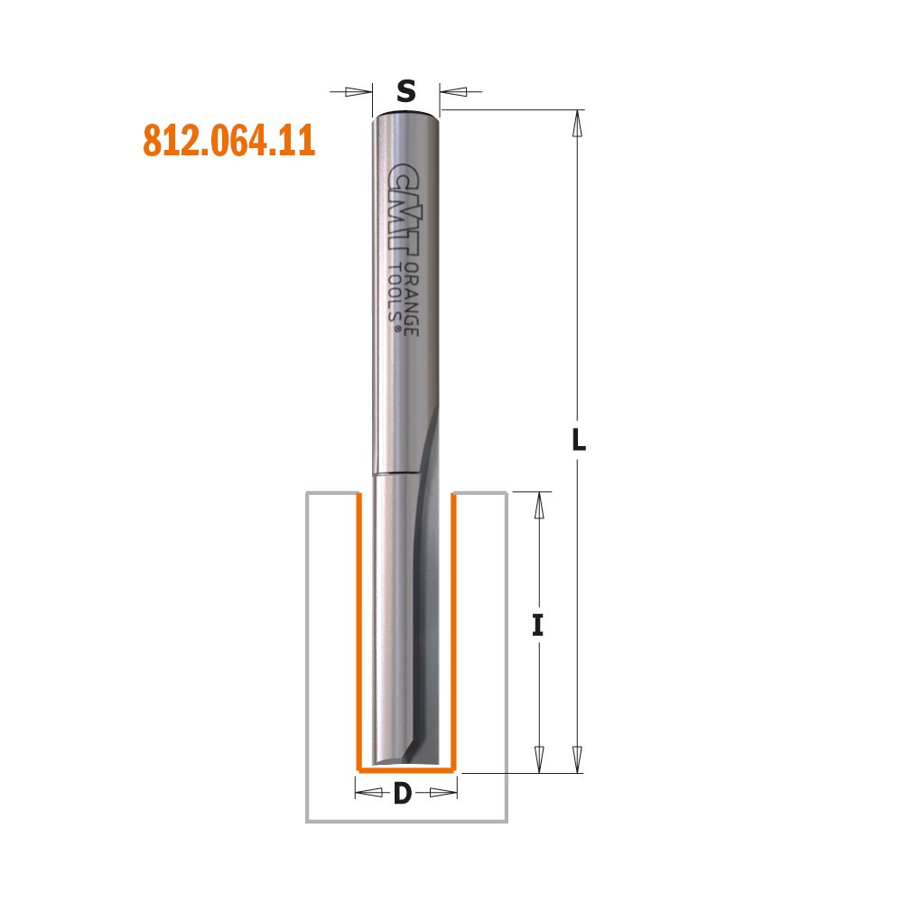 CMT 812.564.11 Straight Bit (Z3)