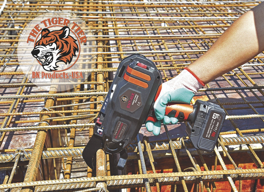 BN Rebar Power Tools BNT-58X Tiger Tier Cordless Rebar Tying Tool