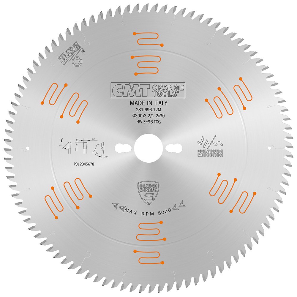 CMT 281.696.12M Single Sided Laminate & Melamine Saw Blade 300 x 30mm T96