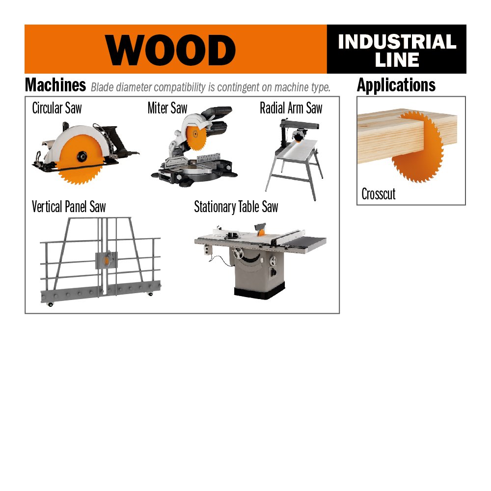 CMT 281.696.12M Orange Chrome Blade 300 x 96 x 3.2 x 30mm (Pos)