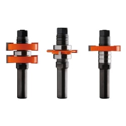 CMT 800.625.11 Adjustable Tongue and Groove Bit Set for Mission Style Cabinet Doors, 1/2-Inch